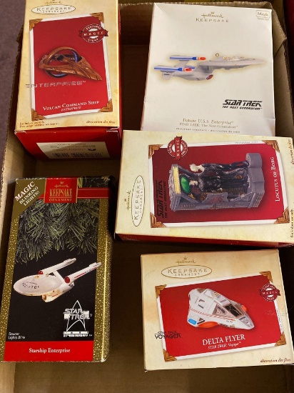 1 flat Star Trek Hallmark ornaments