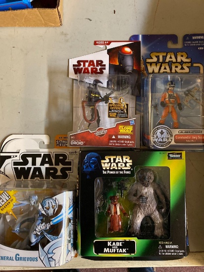 4 Star Wars action figures