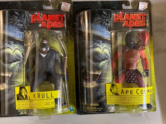 2 Planet of the Apes figures