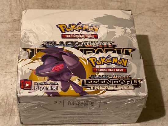 Pokemon "Black and White Legendary Treasures" factory sealed unopened booster box.