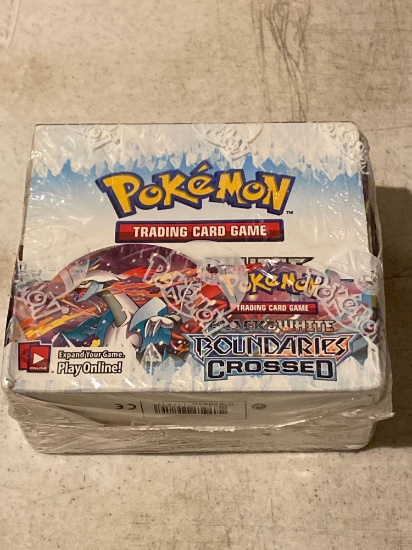 Pokemon "Black and White Boundaries Crossed" unopened factory sealed booster box.