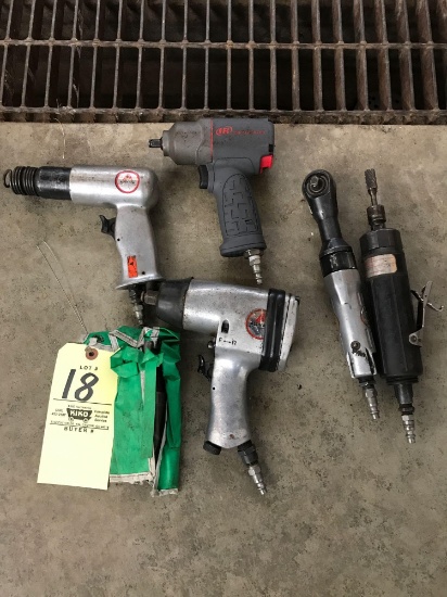 Pneumatic impacts, ratchet, chisel, grinder