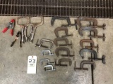 C-clamps, welding clamps