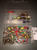 Many Eire Deerie, golden nuggets, worm harness and lures