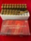 Hornady 22-250 REM 50 gr. V-Max ammo & Win. 22-250 hollow points. (54) Rounds total.