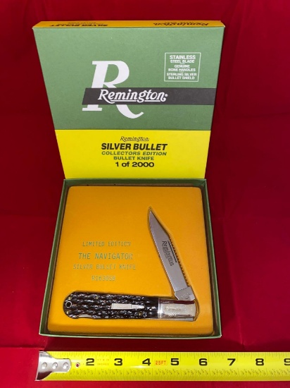 Remington Navigator # R1630SB silver bullet pocket knife, #1622/2000.