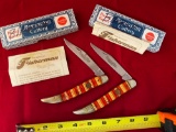 (2) 1988 Remington Fisherman #R1615 pocket knives. Bid times two.