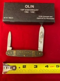 1892-1992 Winchester Olin 100th Anniversary pocket knife.