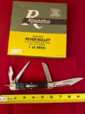 1984 Remington #R4243 SB Camp silver bullet pocket knife, #1942/4000 limited edition