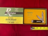 1999 Remington #R103 Ranch Hand silver bullet knife, #2023/2500 limited edition.