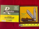1989 Remington #R1128 SB Trapper silver bullet knife, #0945/5000.