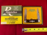 1988 Remington #R4466 SB Muskrat silver bullet knife, #065/5000.