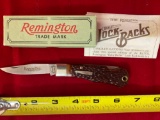 1984 Remington #R1173L Lock Back baby bullet knife.