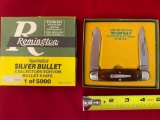 1988 Remington #R4466 Muskrat silver bullet knife #4621/5000.