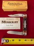 1988 Remington Muskrat #R4466 pocket knife, mint.