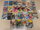 25 Comic Books incl. Iron Man, Silver Surfer, Black Knight, Black Axe, Batman Detective, Quasar