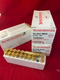 (100) Rounds Winchester 22-250 REM, 45 grain, hollow point.