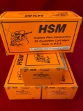 (4) Full boxes HSM 38 Special, 158 grain semi-wadcutter. (200) Rounds total.