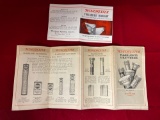 Winchester flashlights & batteries advertising.