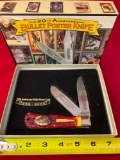 1982-2002 Remington 20th Anniv. Bullet poster knife.