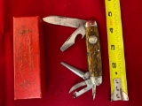 Old Boy Scout knife w/ box.