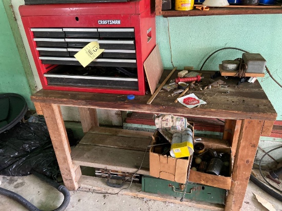 Craftsman Toolbox and Workbench