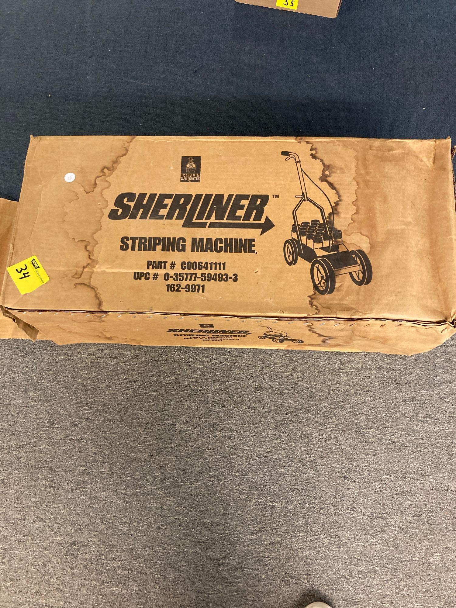 Sherwin Williams striping Machine Proxibid