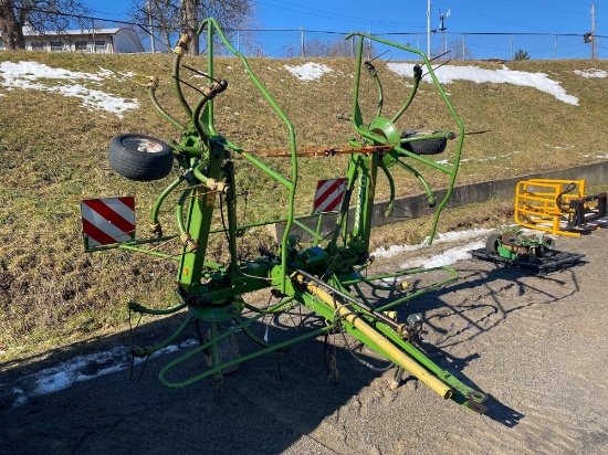 Krone KW5.5/4X7T 4 star tedder hyd fold