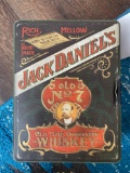 Jack Daniels poker chip set in tin