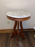 Victorian stand w/ Italian marble top