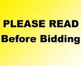 NO SHIPPING! PLEASE READ BEFORE BIDDING!