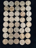 (40) 1936 Buffalo nickels, uncirculated. Bid x40