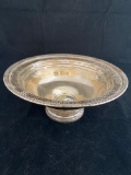 Sterling & weighted bowl, 8.25