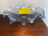 Cambridge footed glass bowl.