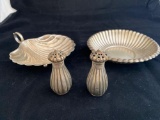 All sterling incl. Fisher shell dish, Reed & Barton bowl, salt & pepper