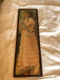 Print of actress Mary Pickford, 27 x 8 frame.