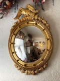Gilded Federal style eagle framed mirror, 32 x 23