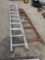 Aluminum extension ladder 20' & wood step ladder