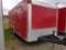 2008 United 20 ft box trailer, ramp door