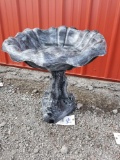 Large concrete bird bath