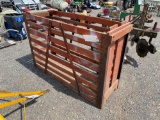 Hog weighing crate
