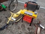 Sled, toy work bench
