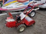 Troy-Bilt horse tiller, runs, sells with plow blade