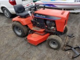 Simplicity soverign lawn tractor with front blade, runs