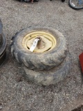 (2) Goodyear wheels