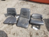 (3) tractor or lawn mower seats