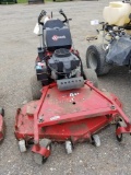 Exmark mower with sulky, runs