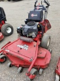 Exmark mower with sulky, runs