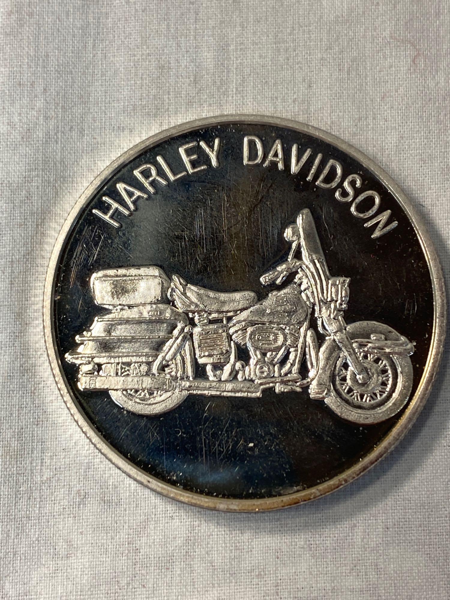 Harley Davidson & Great Seal of U.S. One Troy oz. | Proxibid