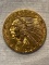 1914-D Indian Head $2 1/2 gold coin.